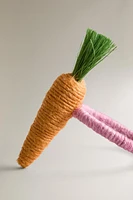 SET OF CARROT JUTE NAPKIN RINGS (SET OF 4)