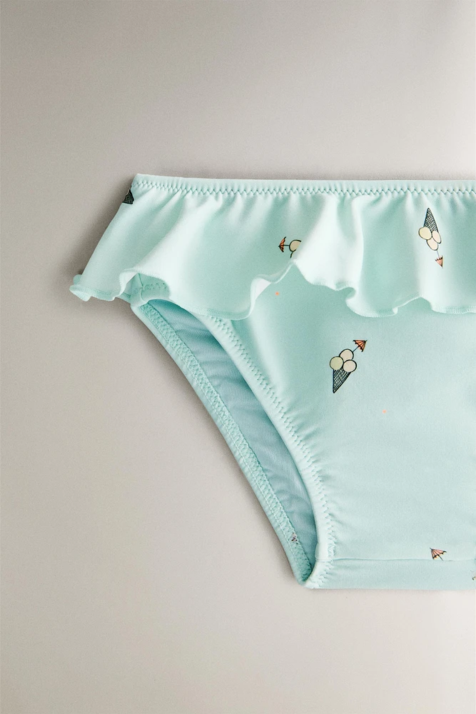 BAS DE MAILLOT BAIN PLAGE ENFANT VOLANT GLACES