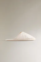 ASYMMETRIC TECHNICAL FABRIC SLIPPERS
