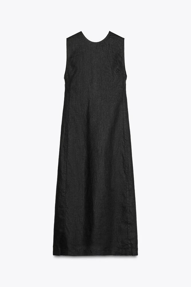 ROBE MIDI EN LIN 100 % ZW COLLECTION