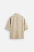 CHEMISE OVERSIZE FIT LIN - VISCOSE
