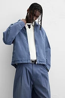 VESTE EN CANVAS DÉLAVÉE