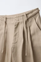 PANTALON FLUIDE À CEINTURE