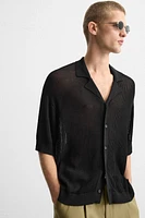 CHEMISE EN MAILLE AJOURÉE