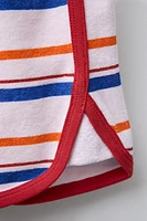 STRIPED TERRY SHORTS
