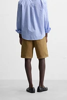 BERMUDA REGULAR FIT TEXTURÉ