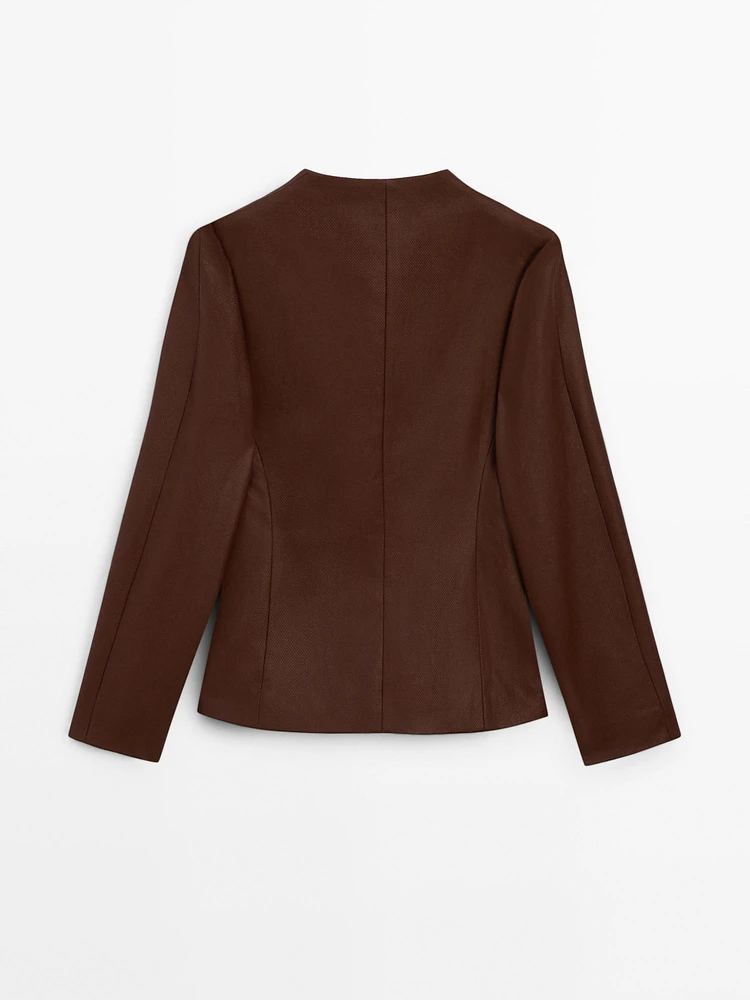 Blazer à col en V - Studio
