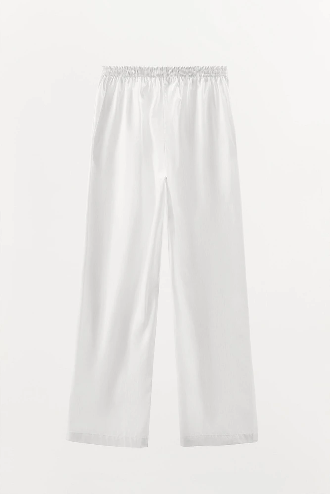 POPLIN PAJAMA PANTS