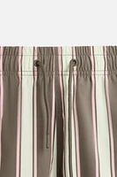 STRIPED MID-LENGTH SWIMSUIT