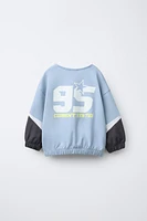 SWEAT À PANNEAUX AVEC INSCRIPTION