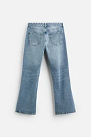 RIPPED FLARE FIT JEANS