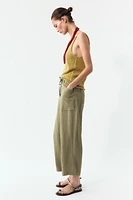 RUSTIC ELASTIC WAIST PANTS