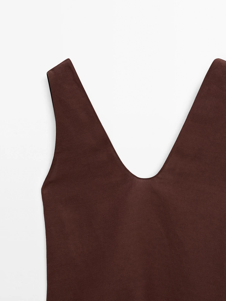 Midi dress with asymmetric hem - Limited Edition