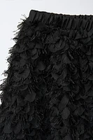 TULLE LEAF BALLOON SKIRT
