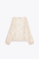 TOP À SEQUINS ZW COLLECTION