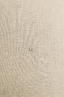 FADED-EFFECT LINEN PILLOW SHAM FOR QUILT