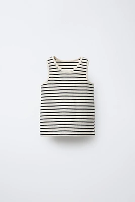 T-SHIRT RIB RAYÉ