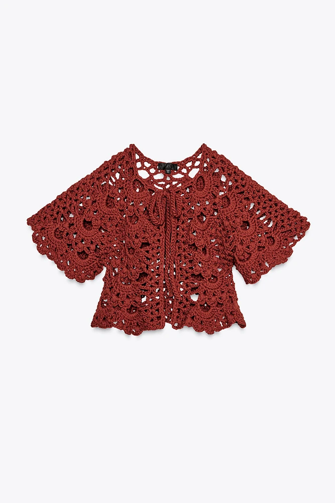 GILET EN CROCHET