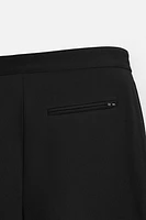 REGULAR FIT DRAWSTRING BERMUDA SHORTS