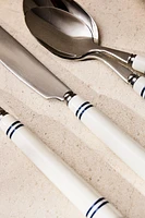 4-PIECE CERAMIC FLATWARE SET