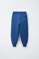 TEXT PRINT JOGGER PANTS