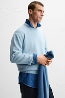 CASHMERE AND WOOL SWEATER