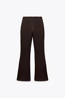 PANTALON FLARE INTERLOCK COUTURES