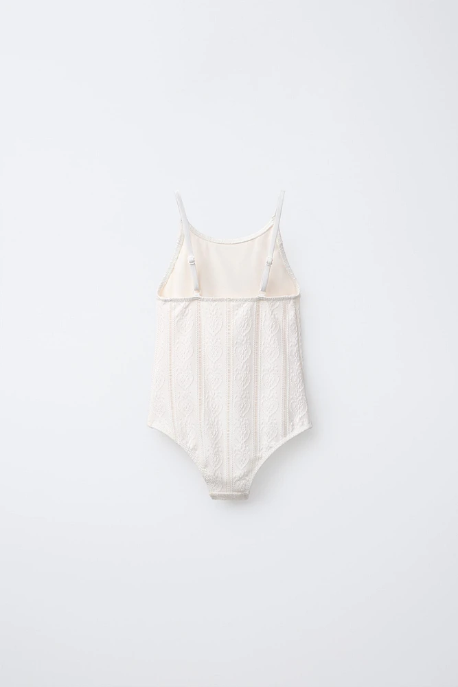 6-14 ANS/ MAILLOT DE BAIN STRUCTURÉ