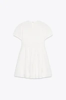 FINE KNIT SHORT PANEL DRESS
