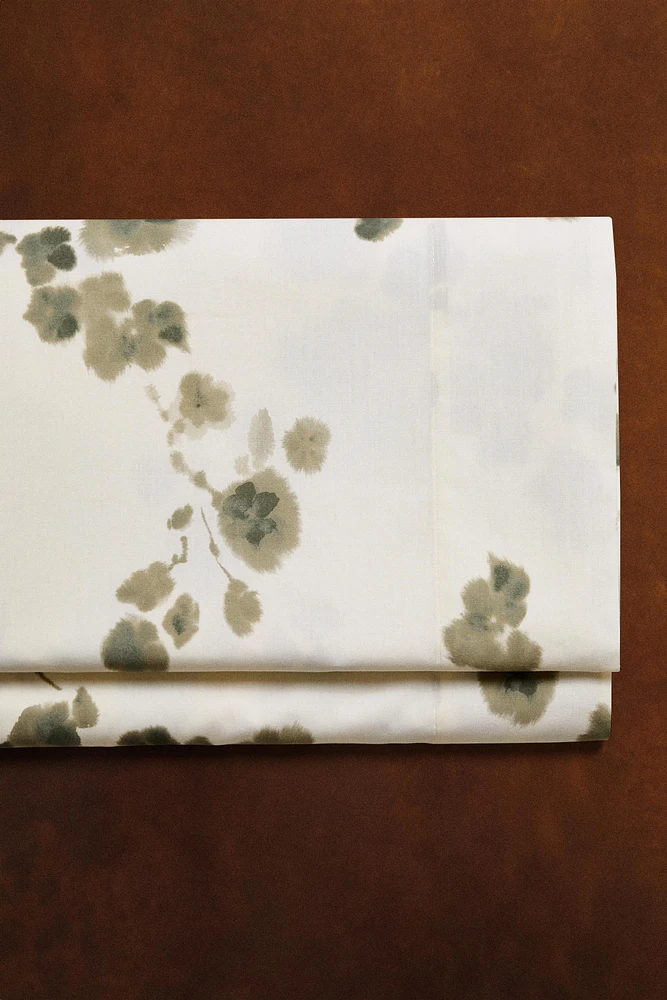 DRAP PLAT IMPRIMÉ ESTOMPÉ