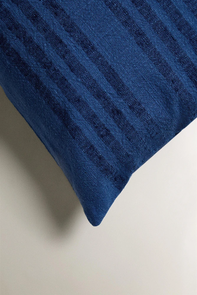 STRIPED THROW PILLOW COVER
