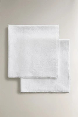 SERVIETTE DE TABLE COTON DÉLAVÉ (LOT 2)