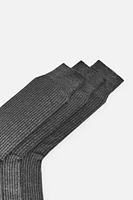 3 PACK OF MERCERIZED SOCKS