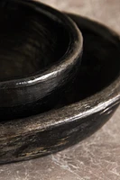 DECORATIVE IRREGULAR TERRACOTTA BOWL