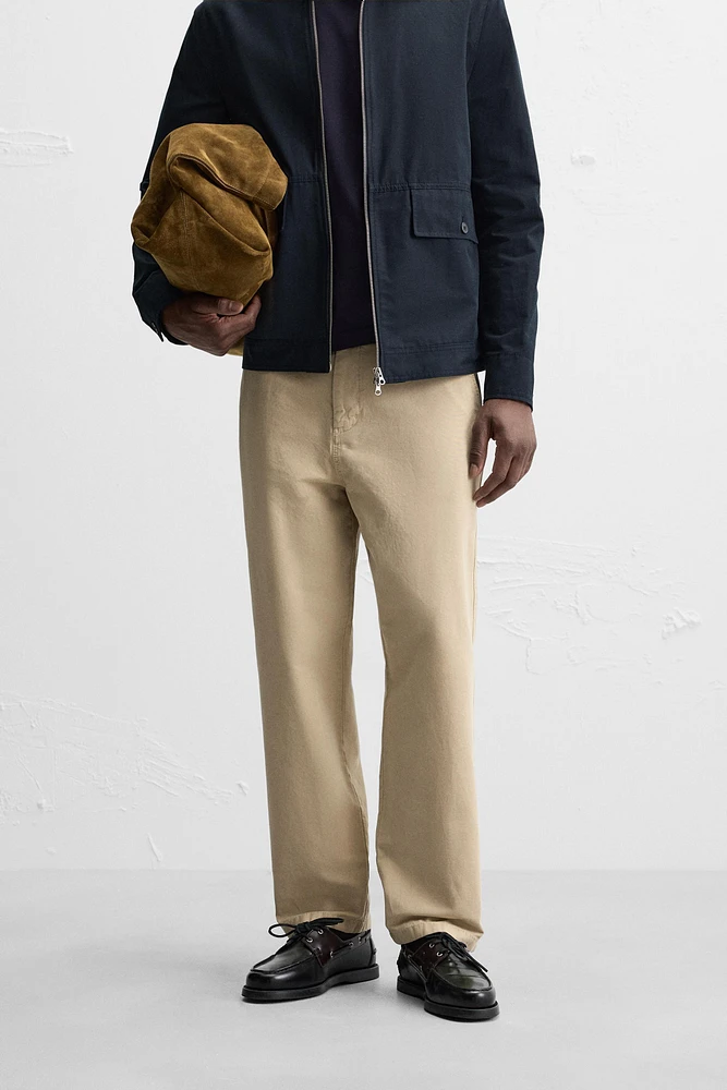 TEXTURED PANTS
