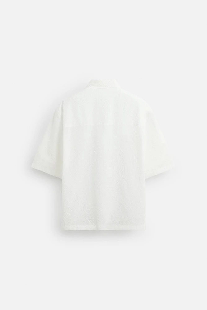 TEXTURED RELAXED FIT SHIRT