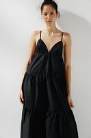 PANELED MIDI DRESS
