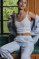 STRAPPY TOP WITH SEAMS