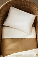 ENSEMBLE DE DRAPS MINI-LIT BÉBÉ PIQUÉ