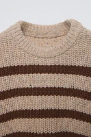 STRIPED KNIT SWEATER