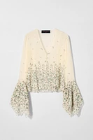BLOUSE IMPRIMÉE EN SOIE KATE MOSS X ZARA