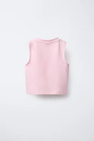 THREE-PACK OF BASIC SLEEVELESS T-SHIRTS