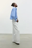 POPLIN CROPPED TOP