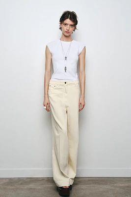 HIGH-WAISTED LOOSE FIT JEANS ZW COLLECTION