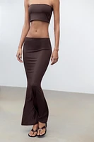 LONG POLYAMIDE SKIRT