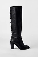 BOTTES À LACETS EN CUIR KATE MOSS X ZARA