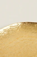 GOLDEN GLASS DESSERT PLATE