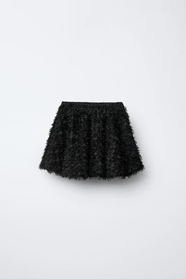 TULLE LEAF BALLOON SKIRT