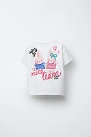 T-SHIRT WITH RAISED PRINT