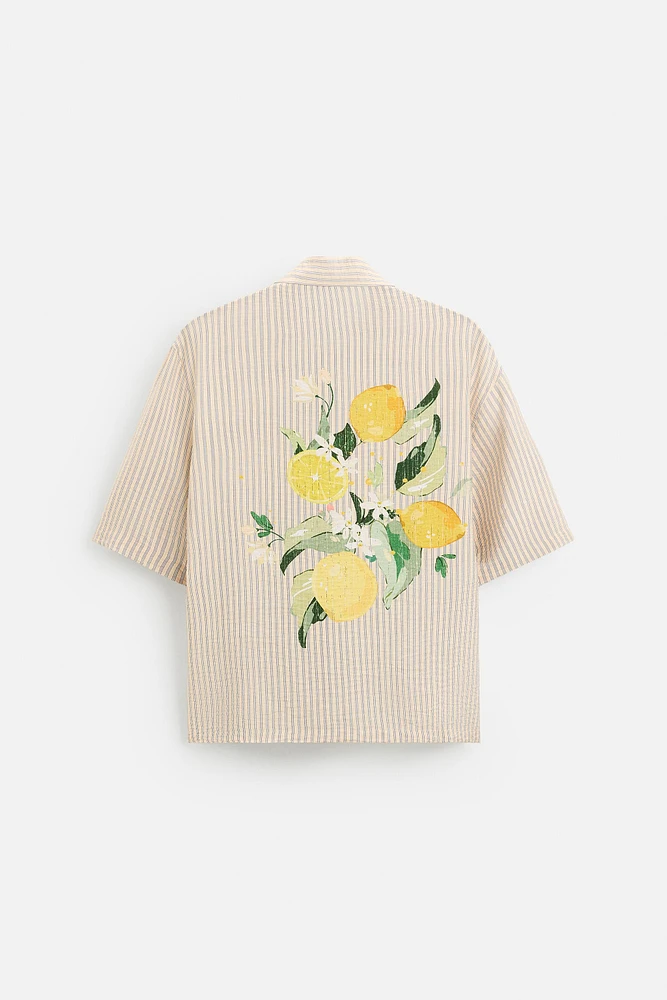 PRINTED TEXTURED SHIRT